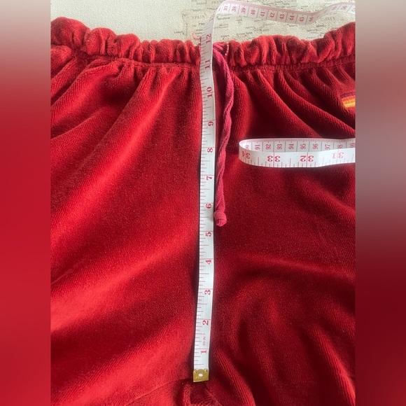 Aviator Nation CLASSIC VELVET SWEATPANTS - RED Size Medium Men’s - Picture 9 of 11
